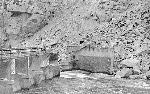Kern Canyon Plant Diversion Dam